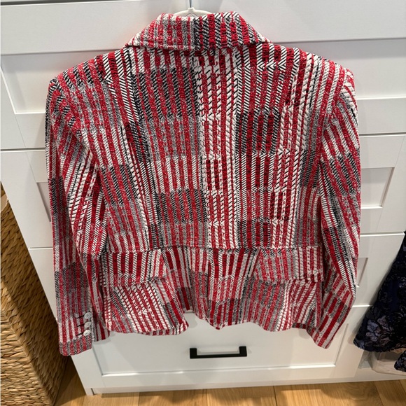 Cabi Women’s Red and White Blazer - Picture 2 of 2